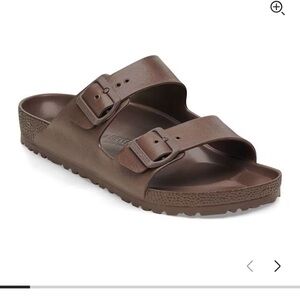 Birkenstock Chocolate Brown Slide Sandals